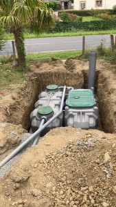 Photo de galerie - Assainissement filière compacte 
