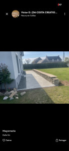 Photo de galerie - Apres dalle plus joints de pierre 