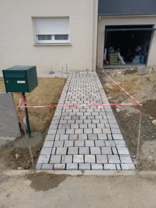 Photo de galerie - Pose pavé kandla