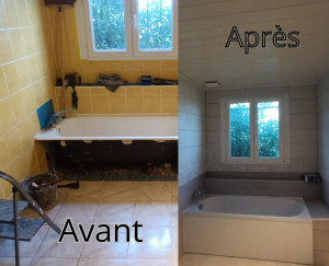 Photo de galerie - Salle de bain refaite à neuve