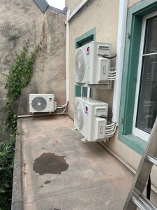 Photo de galerie - Pose de clim + mise en service 