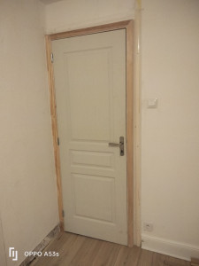 Photo de galerie - Rénovation -pose de porte intérieure 4