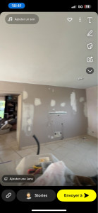 Photo de galerie - Avant revêtement mural