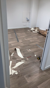 Photo de galerie - Pose de parquet - Revêtement de sol