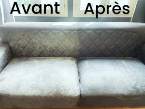 Photo de galerie - Nettoyage canapée