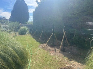 Photo de galerie - Réalisation clôture rigide 