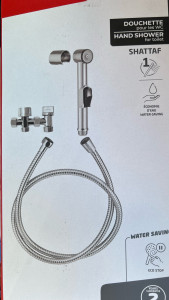 Photo de galerie - Pose Douchette pour WC / et lavage intime sans Douchette et plus de papier toilette  