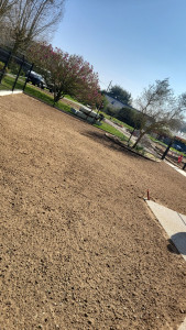 Photo de galerie - Préparation terrain pour engazonné par la suite.