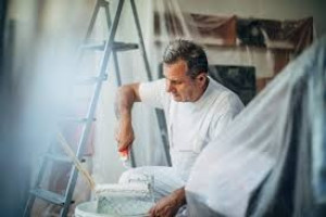 Photo de galerie - Peinture, toile de verre, ratissage, pose parquet, lino, moquette, pose bandes, placo, peinture façade, ponçage goutelette, peinture lasure, pose saturateur