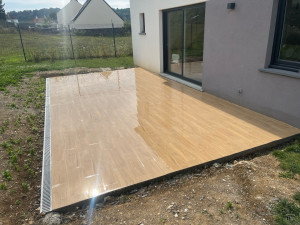 Photo de galerie - Carrelage terrasse 