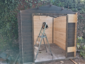 Photo de galerie - Cabanon Leroy Merlin sur dalle 