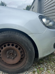 Photo de galerie - Aile avant droite + pare choc peint