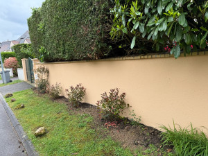 Photo de galerie - Mise en peinture du mur après rénovation 