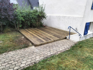 Photo de galerie - Création d'une terrasse bois 