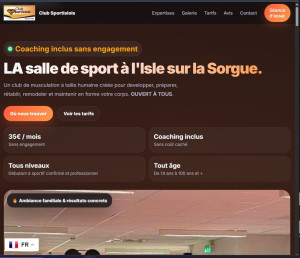 Photo de galerie - Création site internet