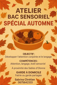 Photo de galerie - Atelier automne à domicile