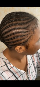 Photo de galerie - Nattes collées sans rajout 