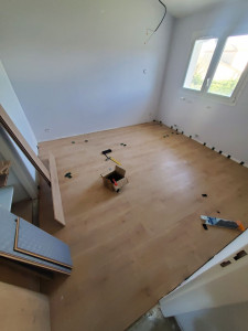 Photo de galerie - Pose de parquet - Revêtement de sol