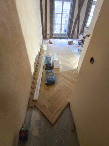 Photo de galerie - Pose de parquet