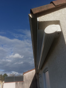 Photo de galerie - Changement planche de rive en PVC avec lambris pvc