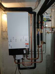 Photo de galerie - Pose de pompe à chaleur Viessmann