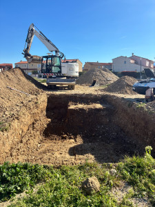 Photo de galerie - Création trou de piscine 