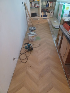 Photo de galerie - Pose de parquet - Revêtement de sol