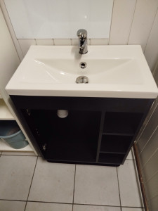 Photo de galerie - Montage meuble de salle de bain 