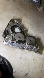 Photo de galerie - Changement pompe à huile Fiat ducato fpt (iveco) 