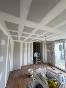 Photo de galerie - Réalisation bande à joint 