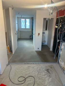 Photo de galerie - Pose de ragréage