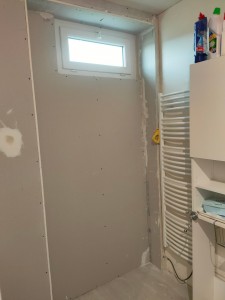 Photo de galerie - Isolation salle de bain avec laine de 120
