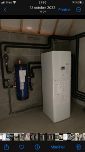 Photo de galerie - Distribution et installation pompe à chaleur air eau 