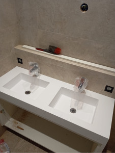 Photo de galerie - Installation double vasques
