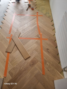 Photo de galerie - Pose de parquet - Revêtement de sol