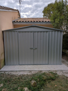 Photo de galerie - Fin de chantier abri de jardin terminé 