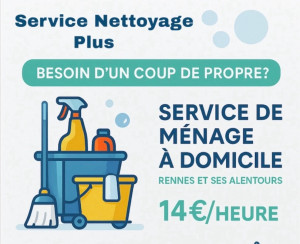 Photo de galerie - Flyer SERVICE NETTOYAGE PLUS