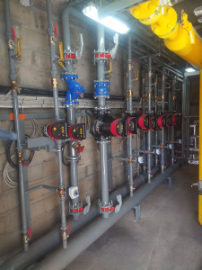 Photo de galerie - Installation de chauffage, fais par mes soins
 dans un lycée 