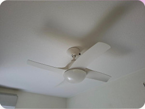 Photo de galerie - Dans la série ventilateur Lames PVC
montage  et installation  