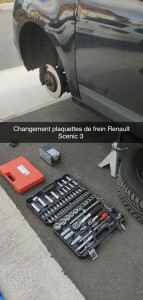 Photo de galerie - Changement disques et plaquettes Renault Scenic 