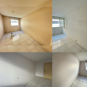 Photo de galerie - Rénovation d’un chambre : detapissage, ponçage, impression, rebouchages des trous ponçage 2 couches de peintures