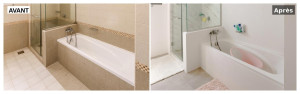 Photo de galerie - Avant/Apres Salle de Bain