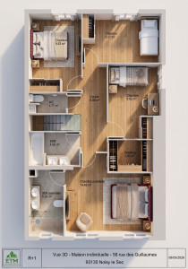 Photo de galerie - Rendu 3D de plan d'étage
