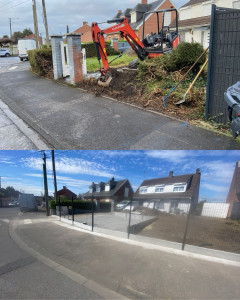 Photo de galerie - Clôture terrassement 