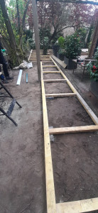 Photo de galerie - Réalisation structure terrasse bois