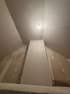 Photo de galerie - Aménagement d’un petit comble en Placo
