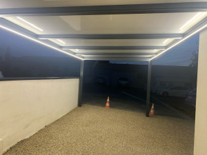 Photo de galerie - Alimentation électrique et pose d’un éclairage Carport 