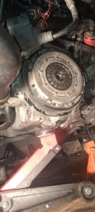 Photo de galerie - Remplacement kit embrayage + volant moteur bimass. 