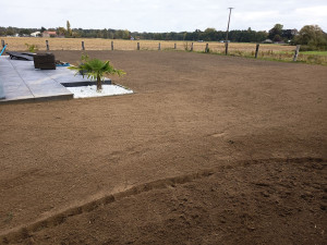 Photo de galerie - Engazonnement sur 800m2 saint amand 