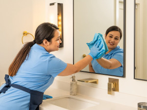 Photo de galerie - Je propose des prestations de ménage à dom : nettoyage complet des pièces, entretien la cuisine et de la salle de bain, dépoussiérage, lavage des sols et rangement. Sérieuse, efficace et ponctuelle, je garantis.